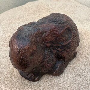 Brown Rabbit Figurine.
